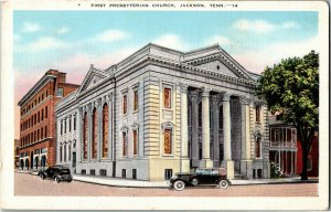 First Presbyterian Church, Jackson TN Vintage Postcard F49 