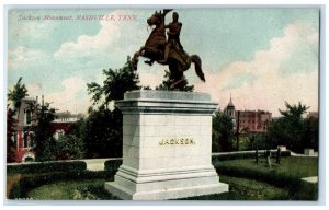 c1910 Jackson Monument Nashville Tennessee TN Antique Unposted Postcard