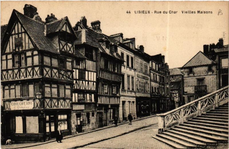 CPA LISIEUX - Rue du Cher - Vieilles Maisons (516297)