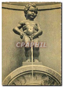 Postcard Modern Brussels Manneken Pis