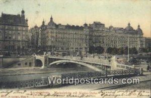 Marienbrucke mit Marien Statue Rotenturmitrabe Austria 1910 