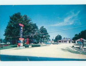 Unused 1950's ASHLEY MOTEL & RESTAURANT Plainfield - Indianapolis IN s6074