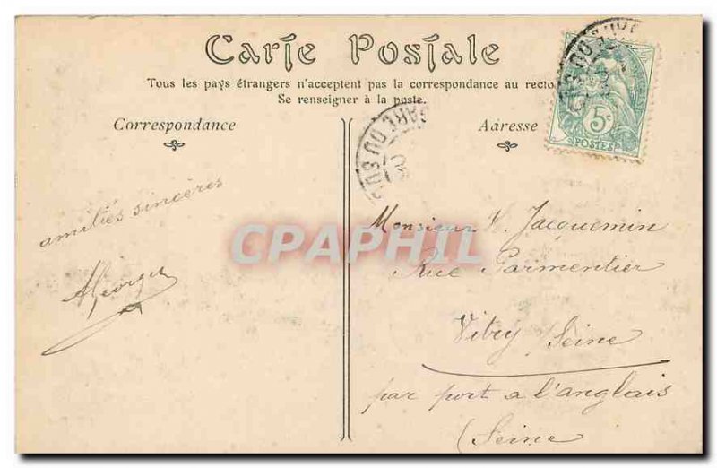 Old Postcard Chartres Cathedrale South Portal