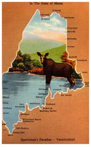 Maine   Map