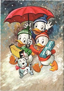 PC DISNEY, HUEY, LOUIE AND DEWEY DUCK, Vintage Postcard (b43831)