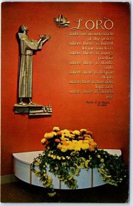 Postcard - St. Francis Peace Shrine, St. Francis Chapel - Boston, Massachusetts