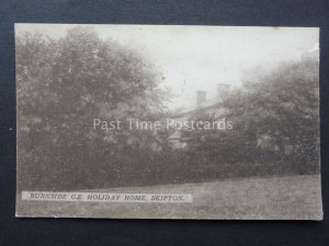 Yorkshire SKIPTON Burnside C.E. Holiday Home - Old Postcard by Sanbride