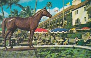 Florida Hialeah Bronze Statue Of Citation At Hialeah Race Course