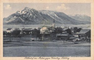 Schleedorf am Mattsee Austria Postcard c.1914 Untersberg Mountain View