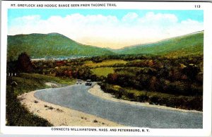 Postcard HIGHWAY SCENE Petersburg New York NY AK5816