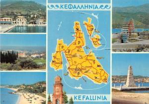 B59989 Maps Cartes geographiques Grece Cefalonia