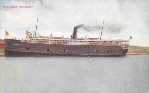 Steamer Missouri Lake Michigan 1910c postcard