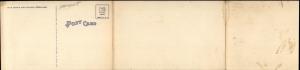 Rockland ME Samoset Hotel & Golf - Tri-Fold c1940s Linen Postcard