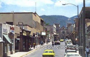 Quaint San Francisco Street - Santa Fe, New Mexico NM  