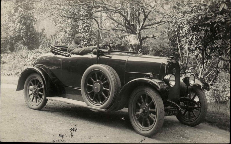 Bournemouth Dorset Car CRISP IMAGE Early Model c1910s Real Photo Postcard