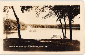 RPPC Sylvania Park, Fairmont, MN Fairmount Martin County 1915 Vintage Postcard