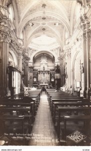 RP: MONTEREY , Mexico , 1920-30s ; Cathedral Interior