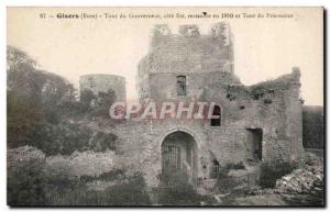 Old Postcard Gisors Tower governor rating is restored in 1910 and turn the pr...