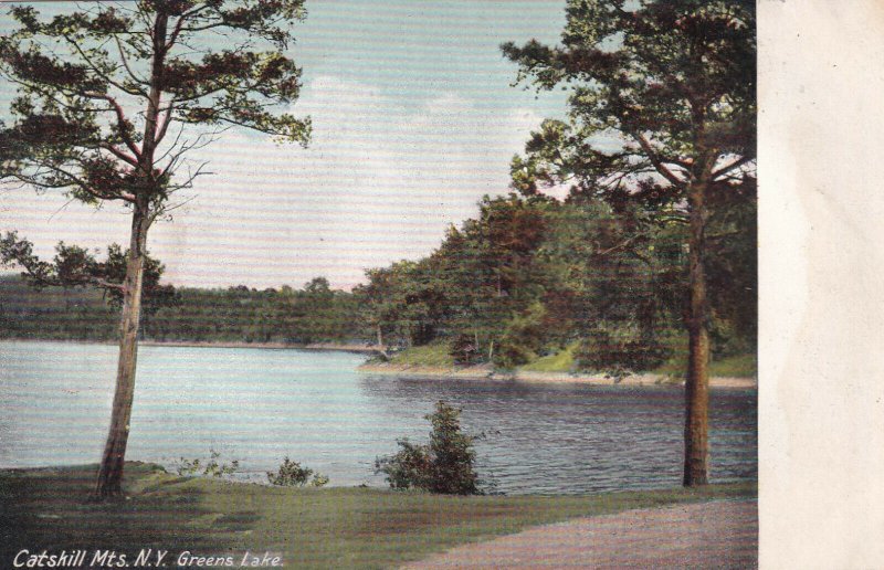 CATSKILL MOUNTAINS, New York, 1900-1910s; Greens Lake