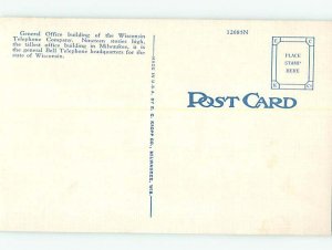 Linen BUILDING SCENE Milwaukee Wisconsin WI AE8535