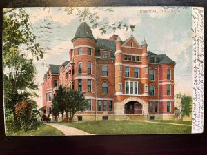 Vintage Postcard 1910 Hospital Toledo Ohio (OH)