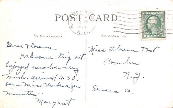 Fountains Buffalo, New York Postcard