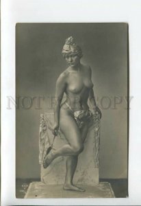 3176687 NUDE BELLE Woman as STATUE Vintage PHOTO PC