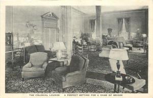 Dearborn Michigan~The Dearborn Inn~Treadway~Colonial Lounge Interior~1930s PC