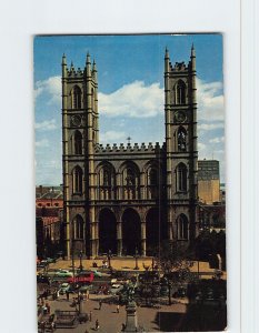 Postcard Notre-Dame Church, Montreal, Canada