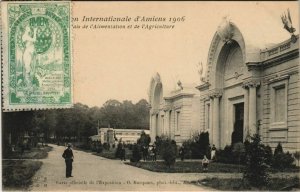 CPA EXPO 1906 AMIENS Palais de l'Alimentation Agriculture (18286)