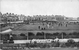 Eastbourne, The Bowling Green, Royal Parade Lawn Bowling Unused 