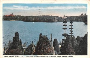 Lake Waban  & Wellesley College Hunnewell Gardens - Lake Waban, Massachusetts...