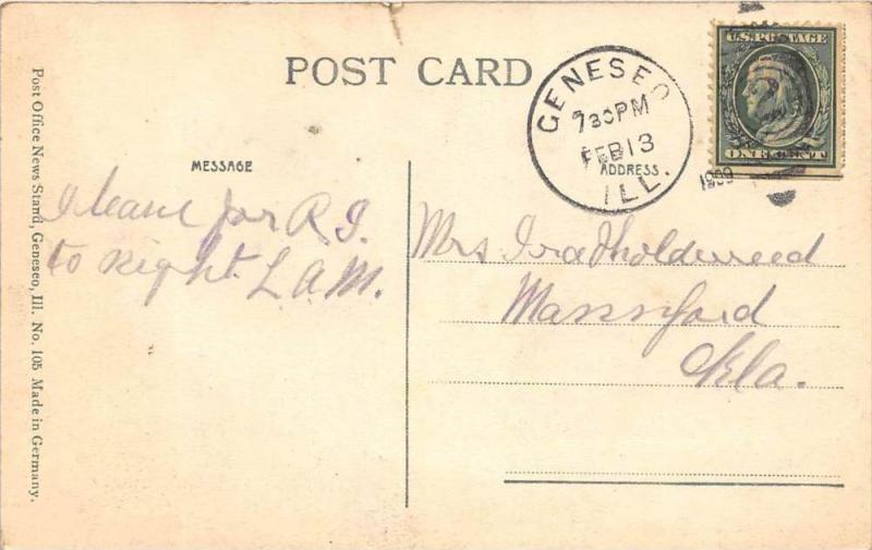 11715   IL  Geneseo  1913   Armory being constructed