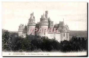 Old Postcard Pierrefonds Chateau southern coast