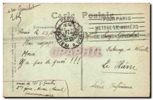 Old Postcard Paris Luxembourg Palace Children
