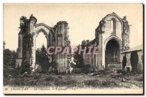 Postcard Angouleme Old Crown Abbey