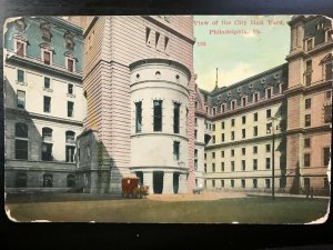 Vintage Postcard 1907-1915 View of City Hall Yard Philadelphia PA