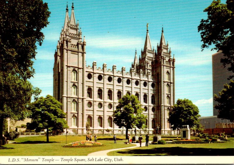 Utah Salt Lake City Temple Square The Mormon Temple