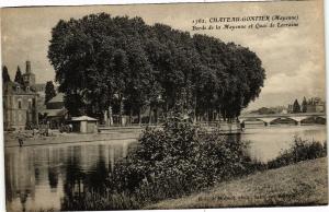 CPA Chateau gontier .- Bords de la mayenne et quai de lorraine (191589) 