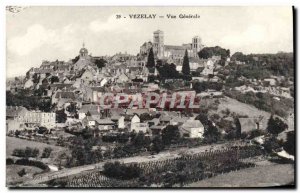 Postcard Old Vezelay Vue Generale