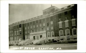 RPPC Saint Louis County Court House - Clayton MO Missouri Postcard