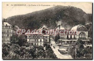 Old Postcard La Bourboule Casino And The Funicular