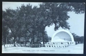 Band Stand Forest Park El Dorado Kansas Photolux American Art Postcard Co 6554 