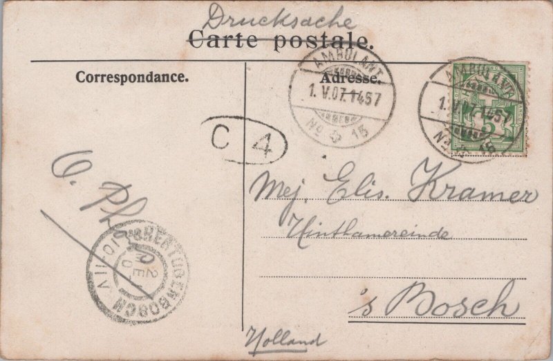 Switzerland Thunersee Beatenbucht Vintage Postcard C136