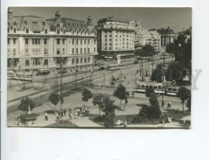 434184 Romania Bucharest boulevard Nicolae Balcescu trams old photo postcard