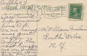 St Patrick's Day Greetings M'Swine's Castle Rathmullan Co Donegal Ireland pm1912