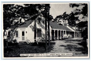 c1940 Ocean Pines Motor Court Exterior Myrtle Beach South Carolina SC Postcard 