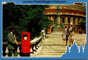 England London Postal Regional Card New K Type Pillar Box In Prince Consort R...