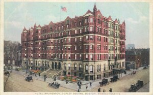 United States Boston Massachusetts Copley Square Hotel Brunswick postcard 