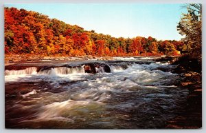 Pennsylvania~View Of Rapids Above The Falls @ Ohiopyle State Park~Vintage PC